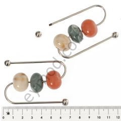 3 Taşlı S Model Halter Tokası