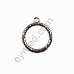 Burgulu Halka Elcik BLACK NİKEL