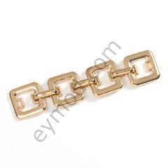 Kare Zincir Model Dikme Aksesuar GOLD