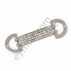 17 Taşlı Eklemeli Brit Toka Aksesuar NİKEL