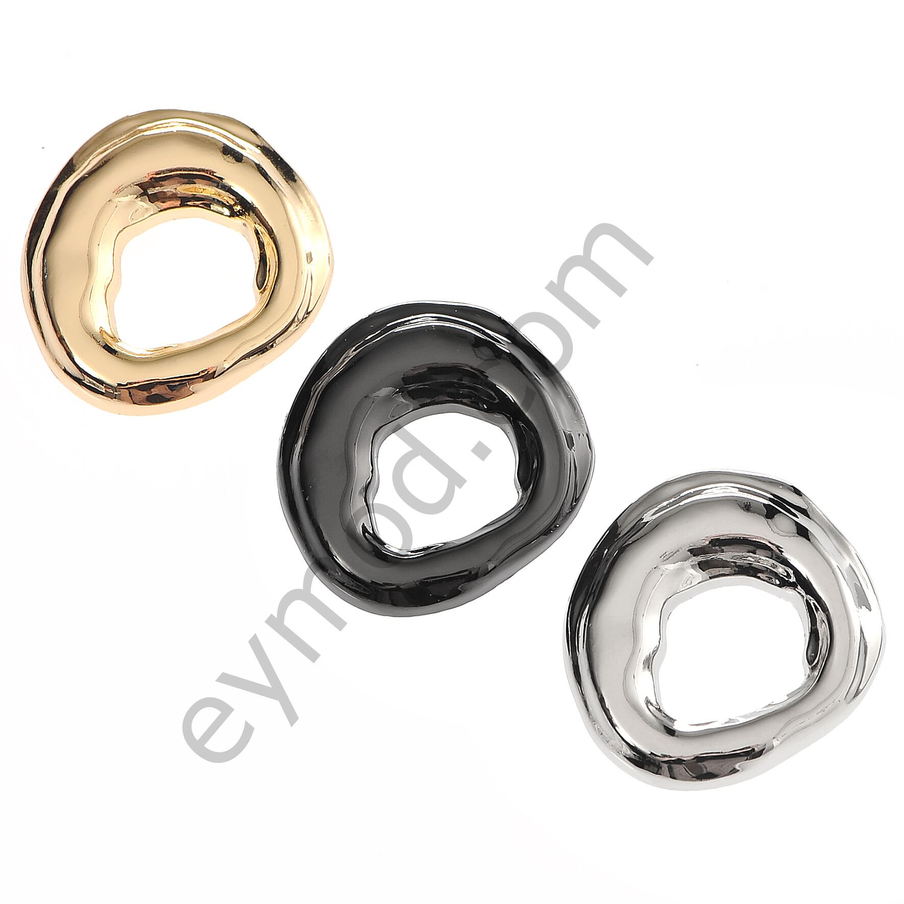 Ortası Delikli Taşsız Broş