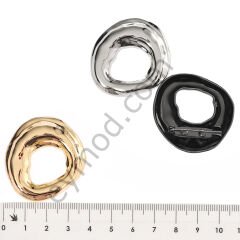 Ortası Delikli Taşsız Broş