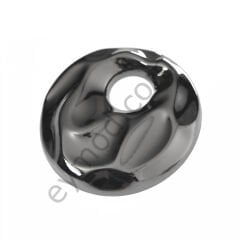 Kabartma Desenli Delikli Broş