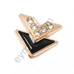 5 Taşlı Mineli Ufak Dikme Aksesuar GOLD