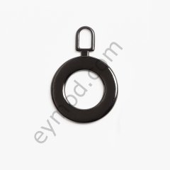 Kalın Çerçeveli Halka Elcik BLACK NİKEL