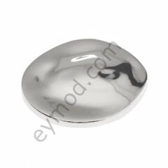 Kabartmalı Yuvarlak Broş