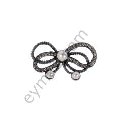 Fiyonk Broş BLACK NİKEL