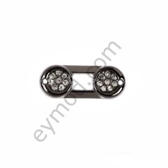Taşlı Dikme Aksesuar BLACK NİKEL