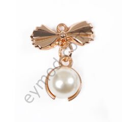 2 İncili Fiyonk Sallantı Aksesuar GOLD