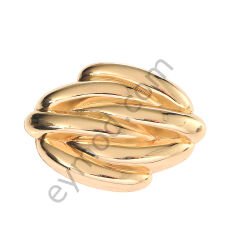 Kıvrımlı Kapak  Broş