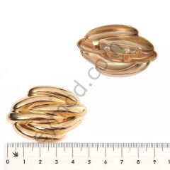 Kıvrımlı Kapak  Broş