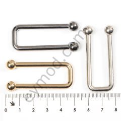 Top Başlı Halter Aksesuar BLACK NİKEL - KÜÇÜK BOY