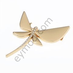 12 Taşlı Kelebek Broş