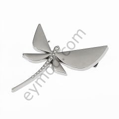 12 Taşlı Kelebek Broş