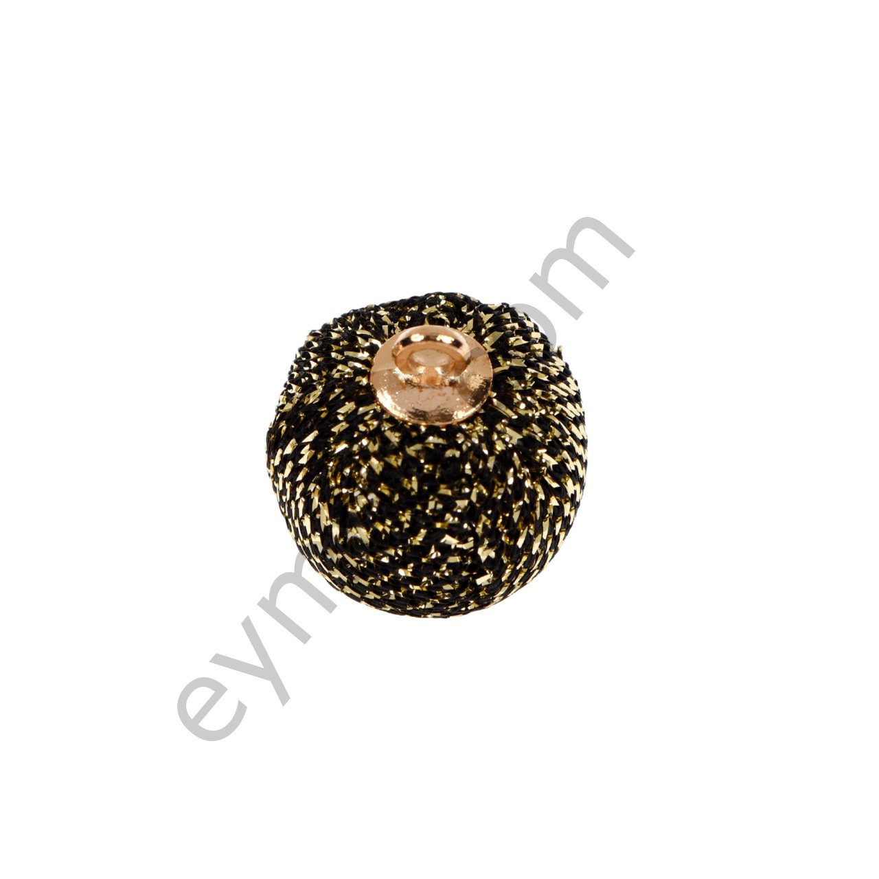 Simli Top Sallantı Aksesuar BLACK+GOLD