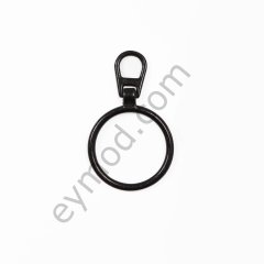 Oynar Başlikli Halka Elcik KÜÇÜK BOY - BLACK