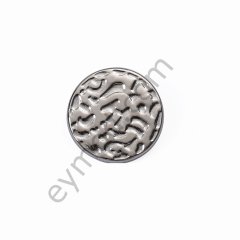 Desenli  Düğme DÜĞME BOYU 32L (~20 mm) - NİKEL