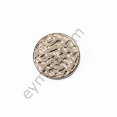 Desenli  Düğme DÜĞME BOYU 34L (~21.5 mm) - GOLD