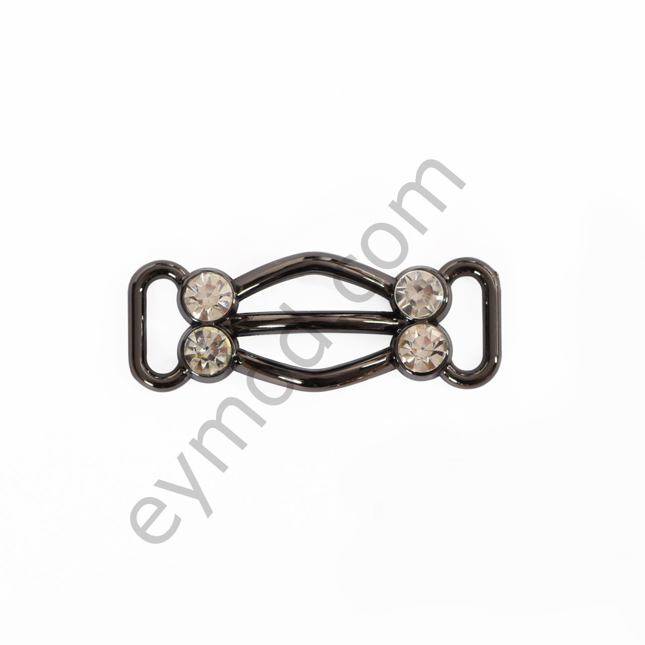 4 Taşlı Birit Toka BLACK NİKEL