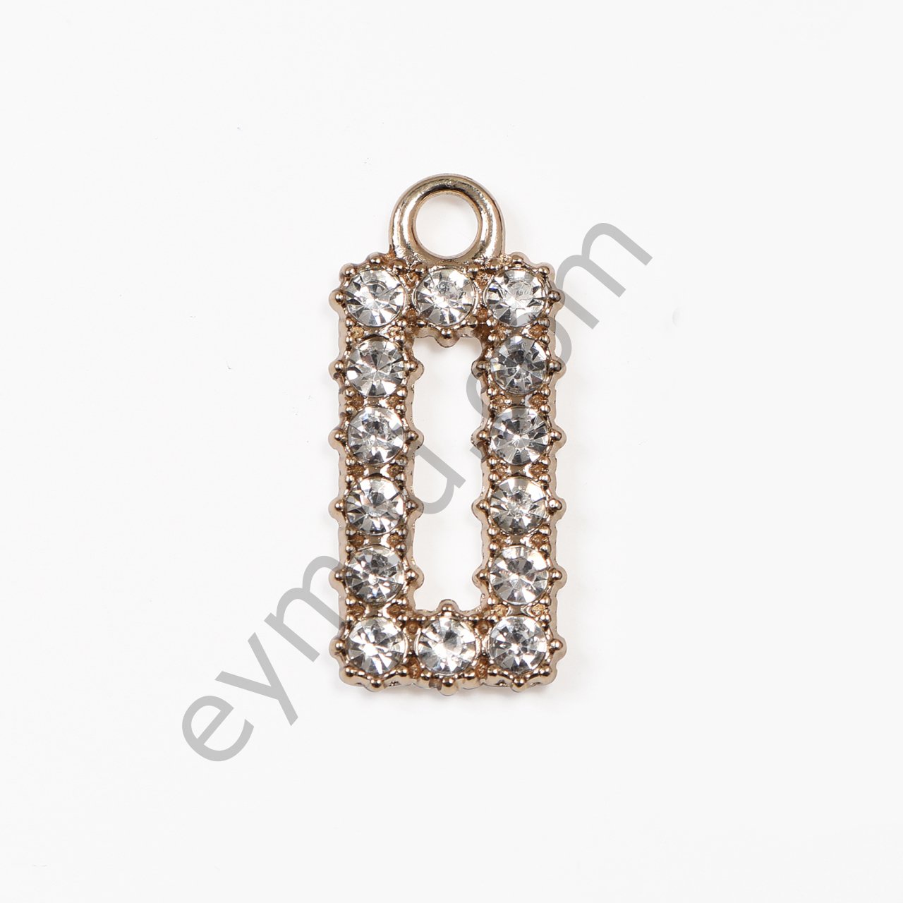 14 Taşlı Dikdörtgen Elcik BÜYÜK BOY - GOLD