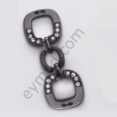 16 Taşlı Eklemeli Brit BLACK NİKEL