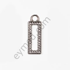 32 Taşlı Dikdörtgen Elcik BÜYÜK BOY - NİKEL