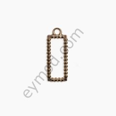 Burgulu Dikdörtgen Elcik KÜÇÜK BOY - GOLD