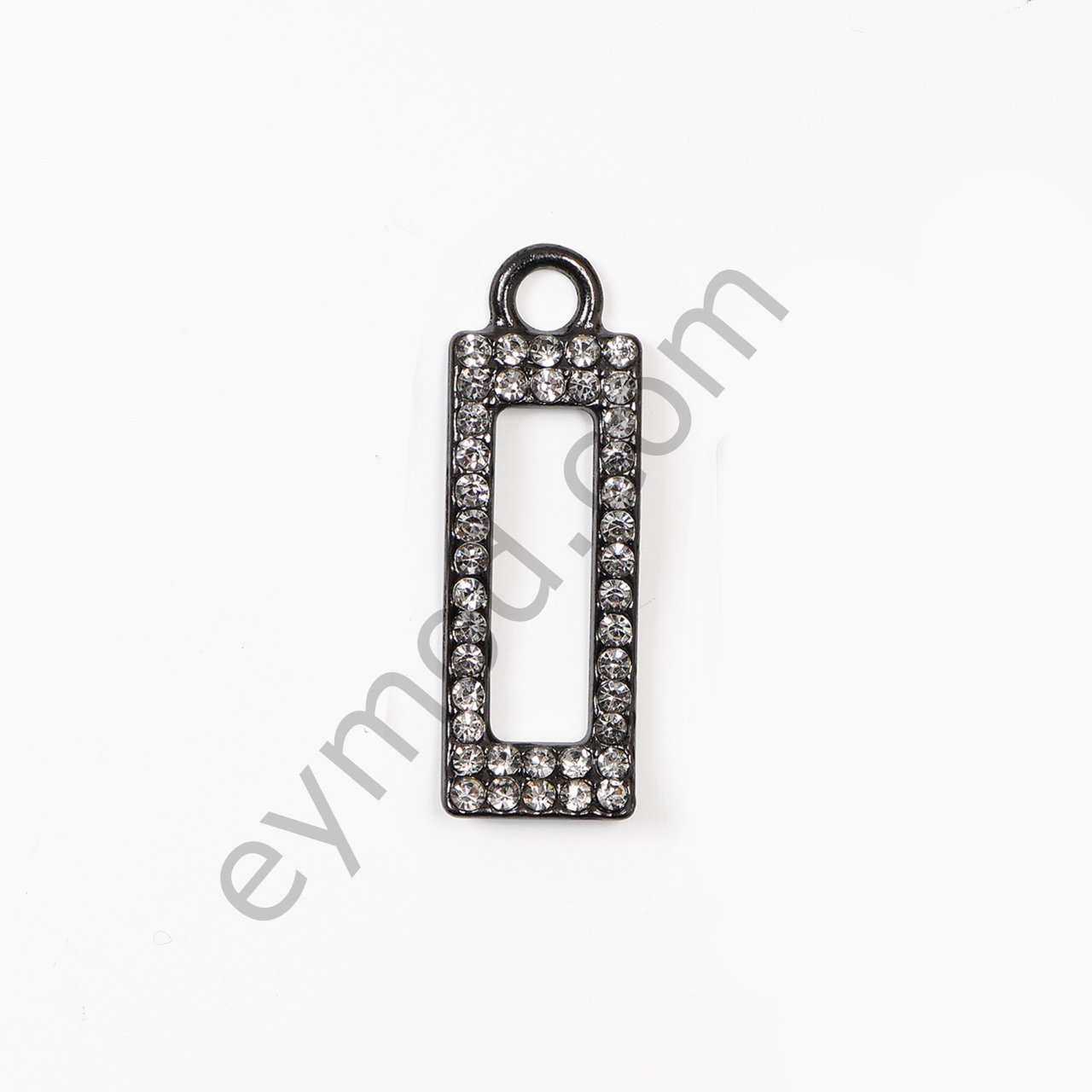 40 Kıvrımlı Taşlı Elcik BÜYÜK BOY - BLACK NİKEL