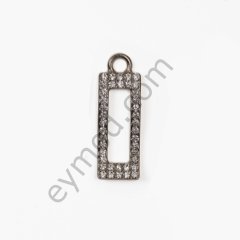 40 Kıvrımlı Taşlı Elcik BÜYÜK BOY - NİKEL