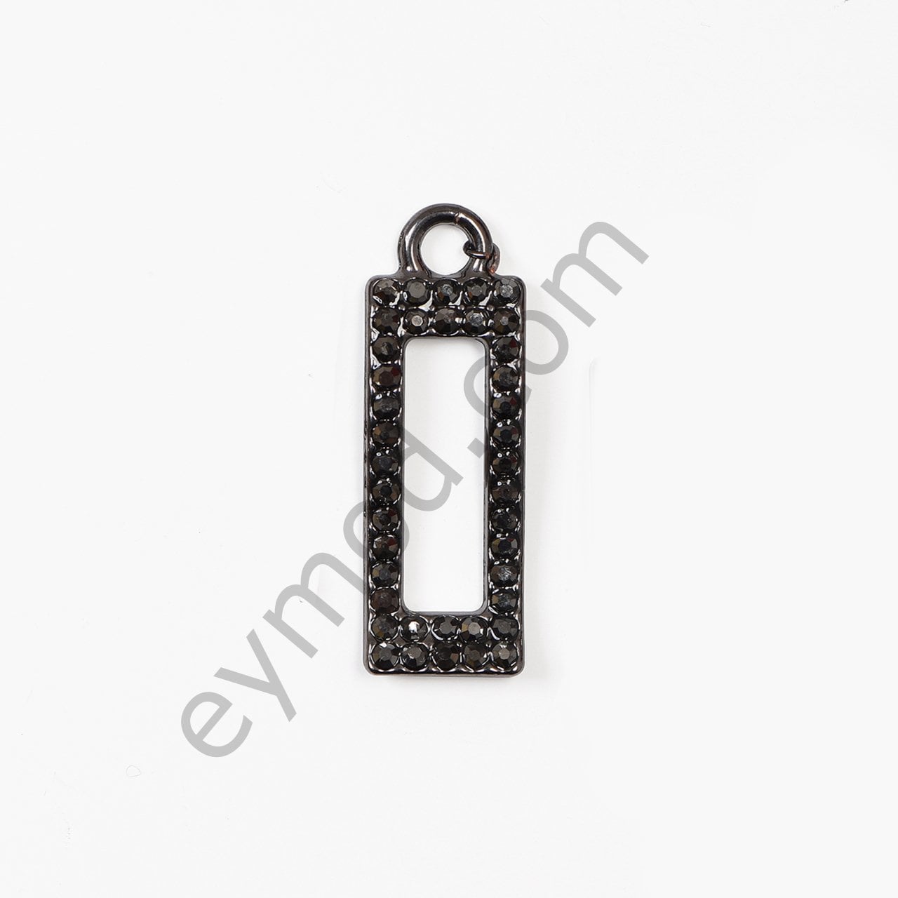 40 Kıvrımlı Taşlı Elcik KÜÇÜK BOY - BLACK