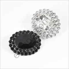 40 Taşlı Oval Düğme