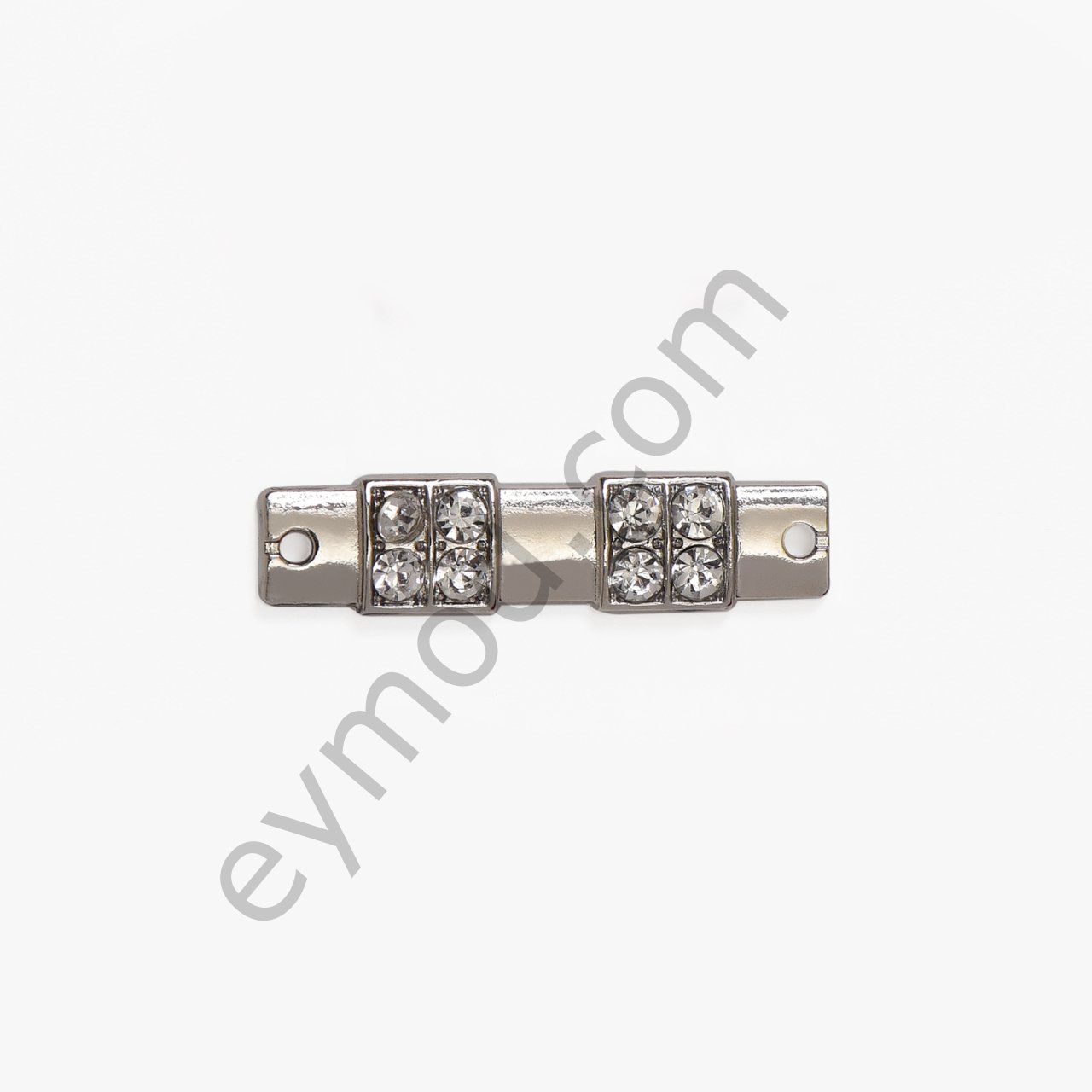 4 Taşlı Çift Kareli Dikme NİKEL