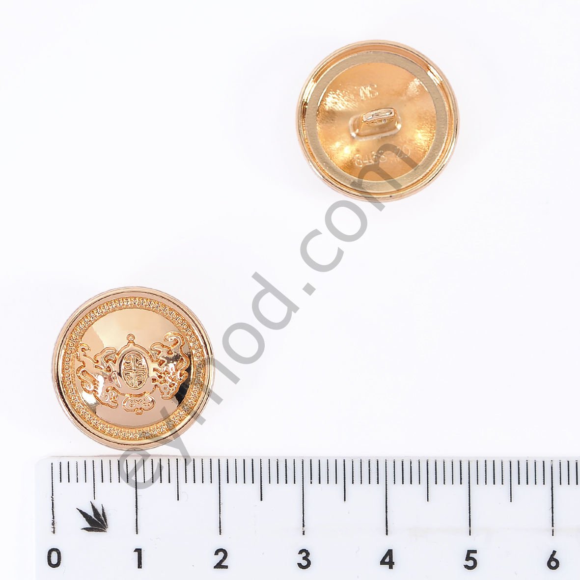 Aslanlı Arma Yuvarlak Düğme DÜĞME BOYU 32L (~20 mm)