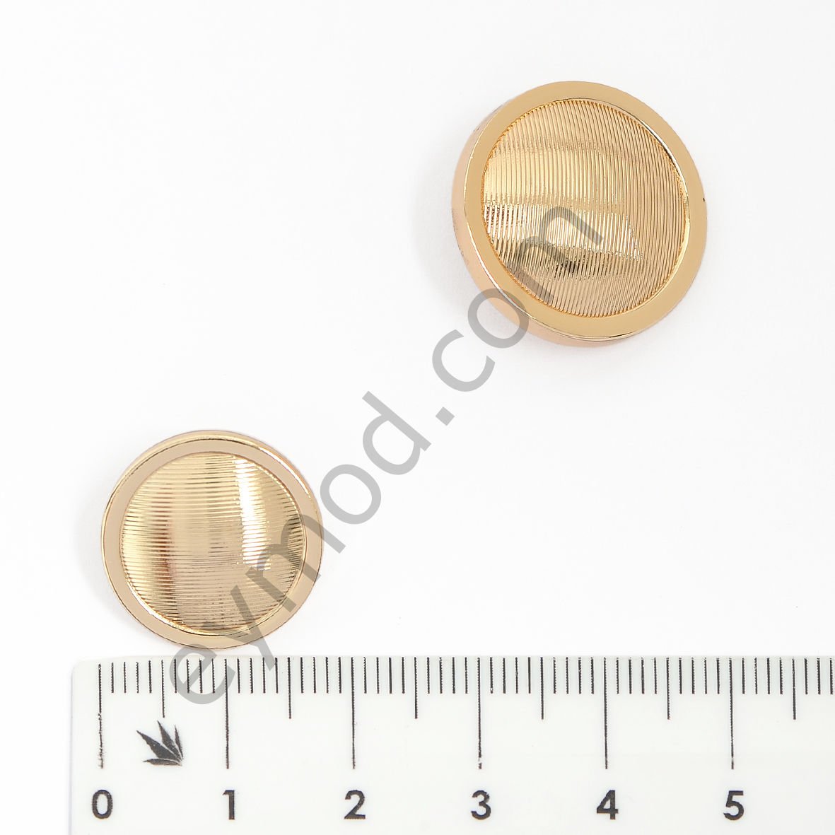 Çizgili Yuvarlak Düğme DÜĞME BOYU 28L (~18 mm)