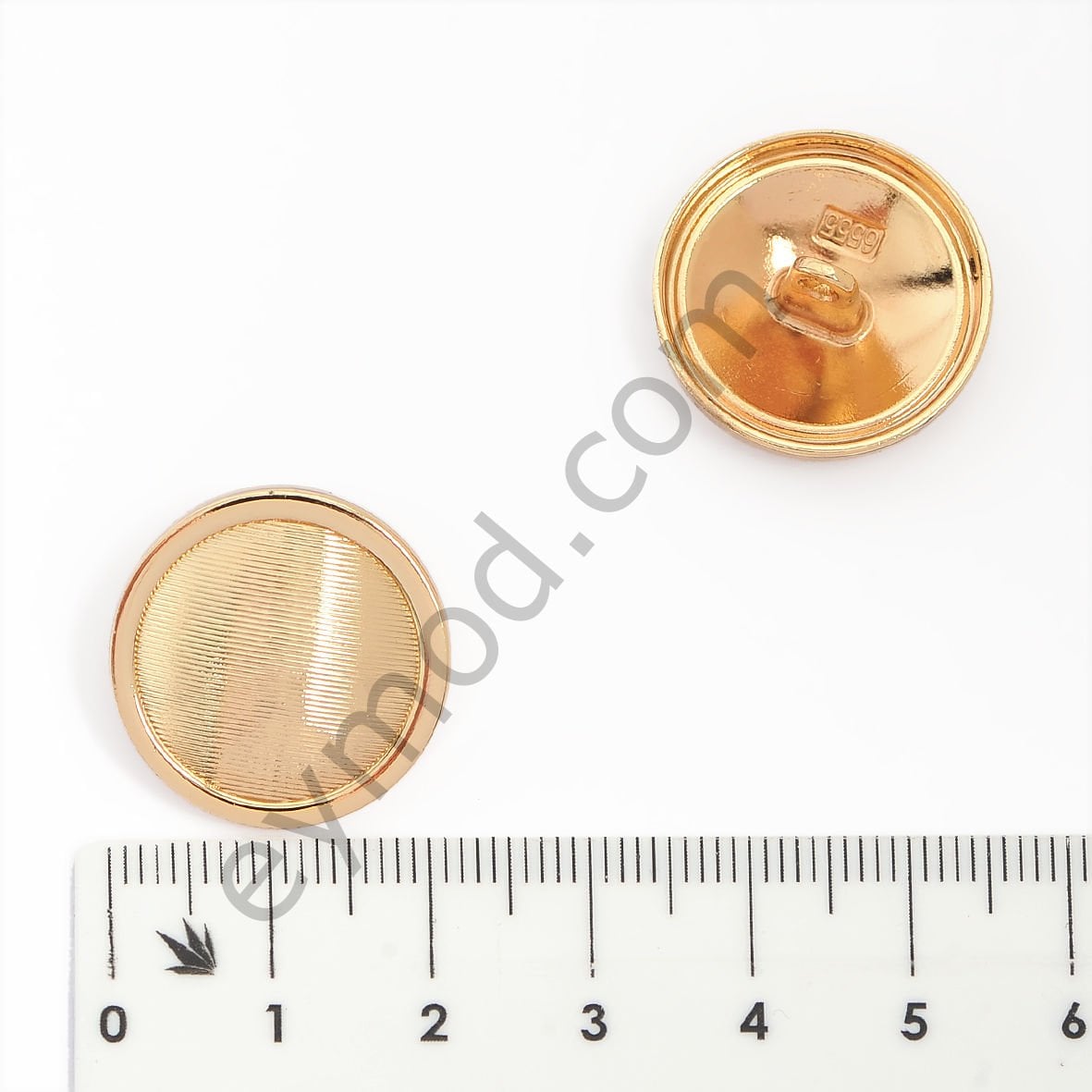 Çizgili Yuvarlak Düğme DÜĞME BOYU 36L (~23 mm)
