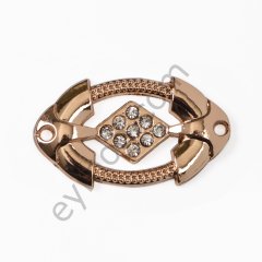 9 Taşlı Oval Dikme GOLD