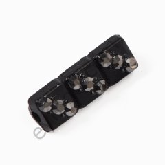 Üç Taşlı Dikme Aksesuar BLACK