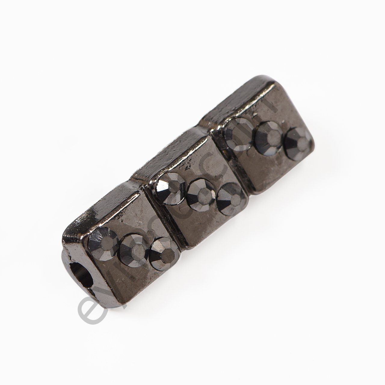 Üç Taşlı Dikme Aksesuar BLACK NİKEL