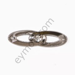 İkili Tek Taşlı Oval Dikme NİKEL