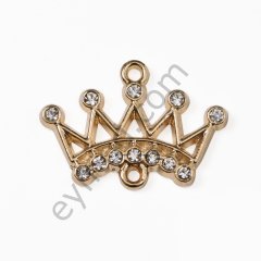 12 Taşlı Taç Dikme GOLD