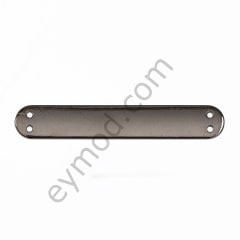 4 Delikli Uzun Oval Dikme BLACK NİKEL
