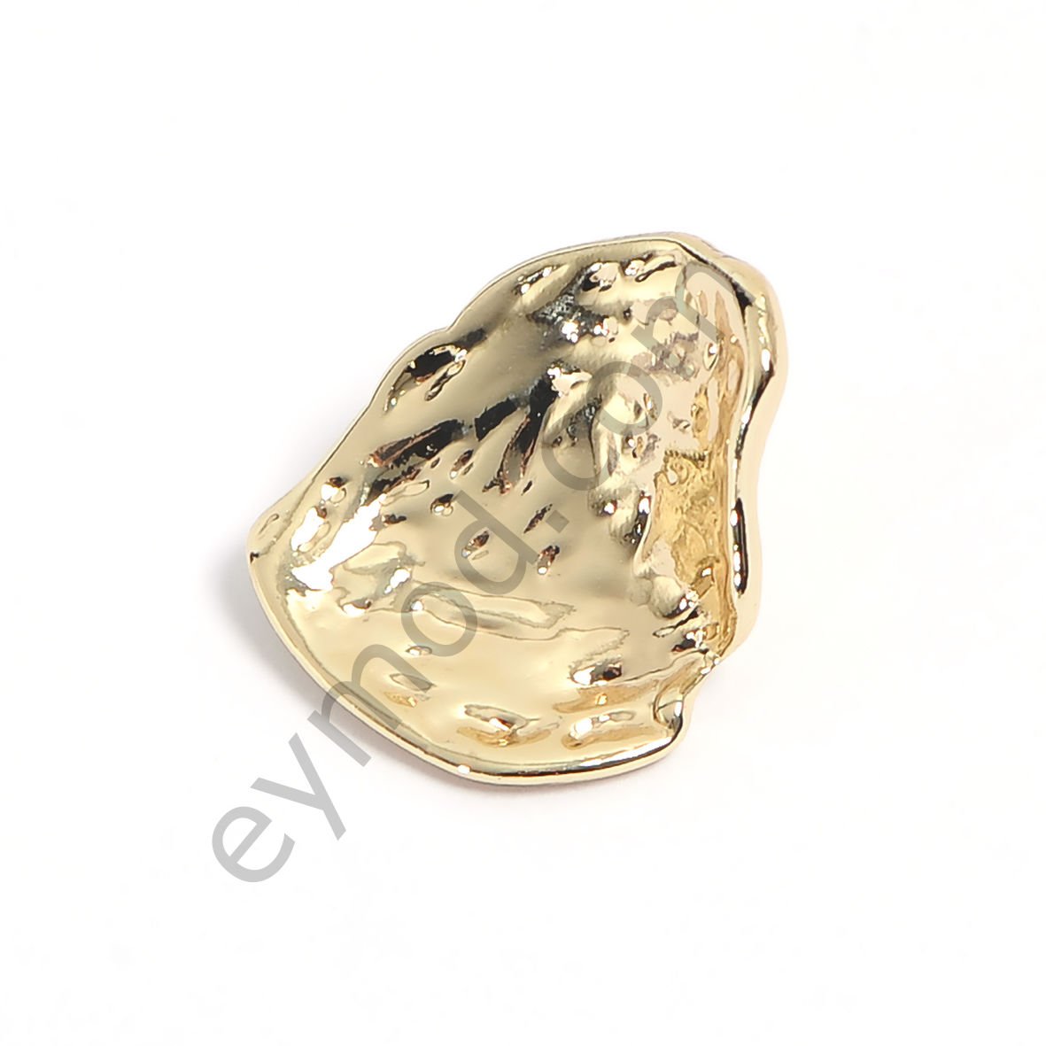 Yaprak Görünümlü Düğme GOLD - DÜĞME BOYU 32L (~20 mm)