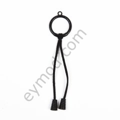 Halkalı Sallantılı Elcik / Aksesuar BLACK NİKEL