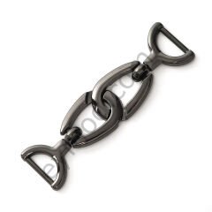 OVAL EKLEMELİ TOKA BLACK NİKEL