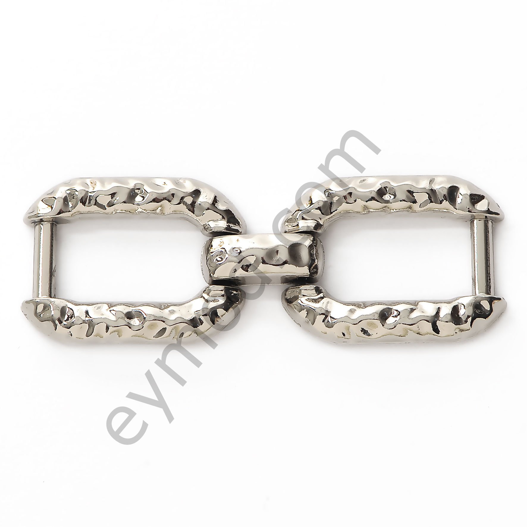 Üstü Kıvrım Desenli Eklemeli Toka NİKEL