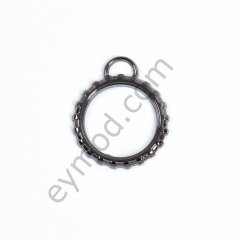 Ortası Boş Tırtıklı Elcik BLACK NİKEL