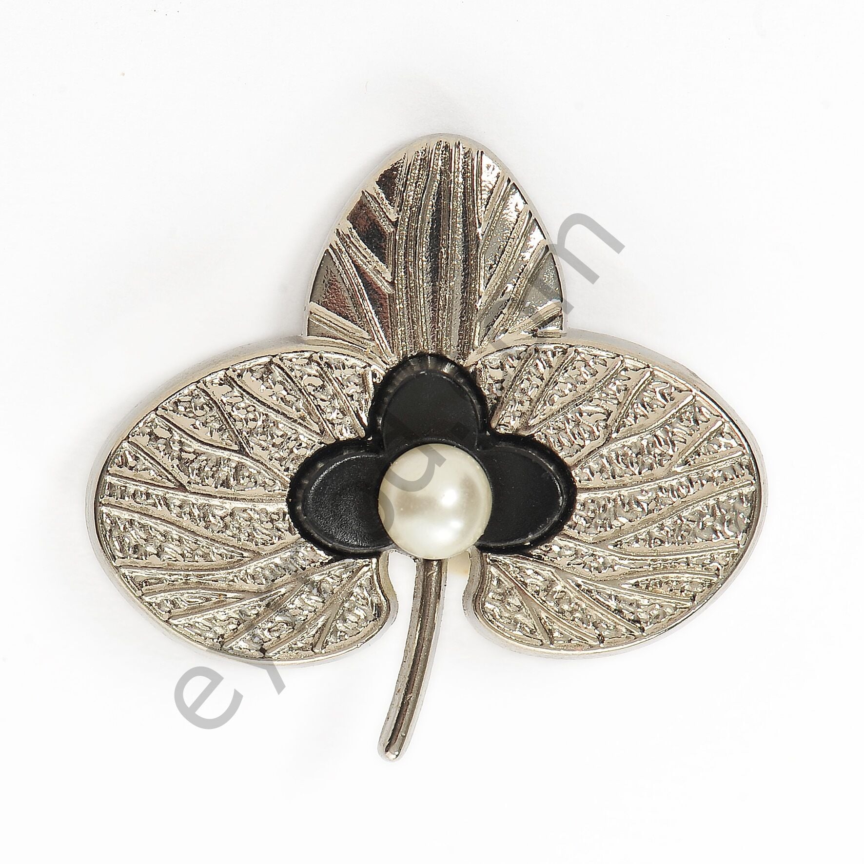 İncili Çiçek Broş #DESIGN 02