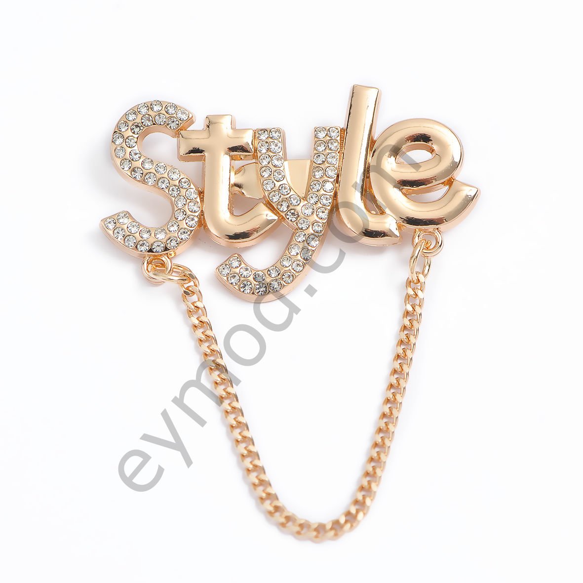 86 Taşlı Style Broş Aksesuar GOLD