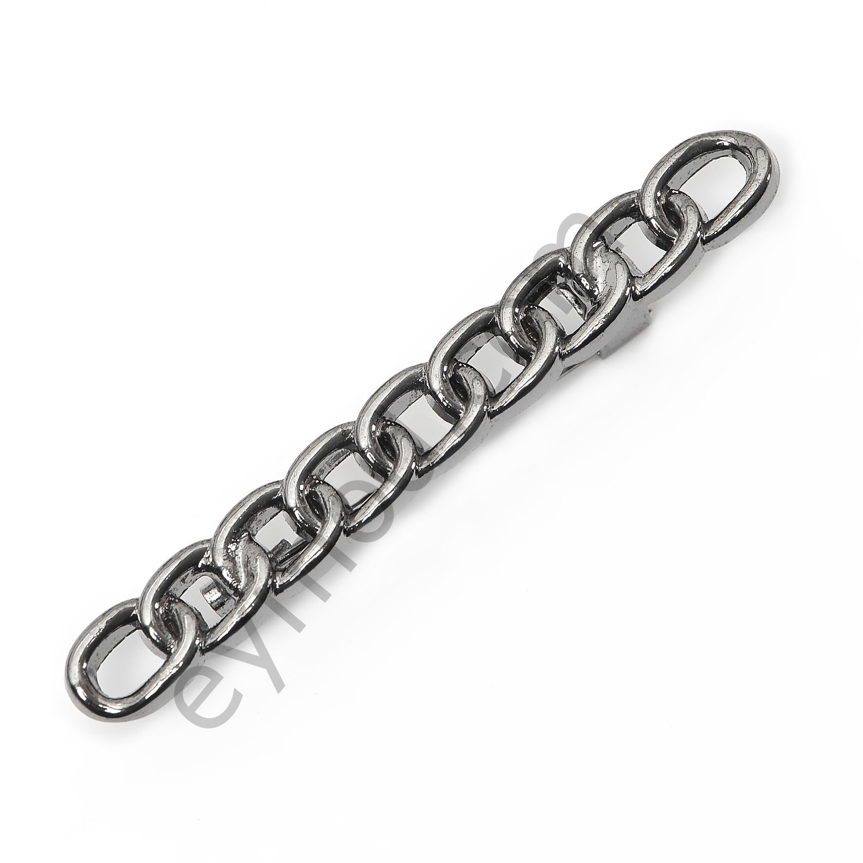 Zincir Görünümlü Broş BLACK NİKEL