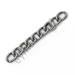 Zincir Görünümlü Broş BLACK NİKEL